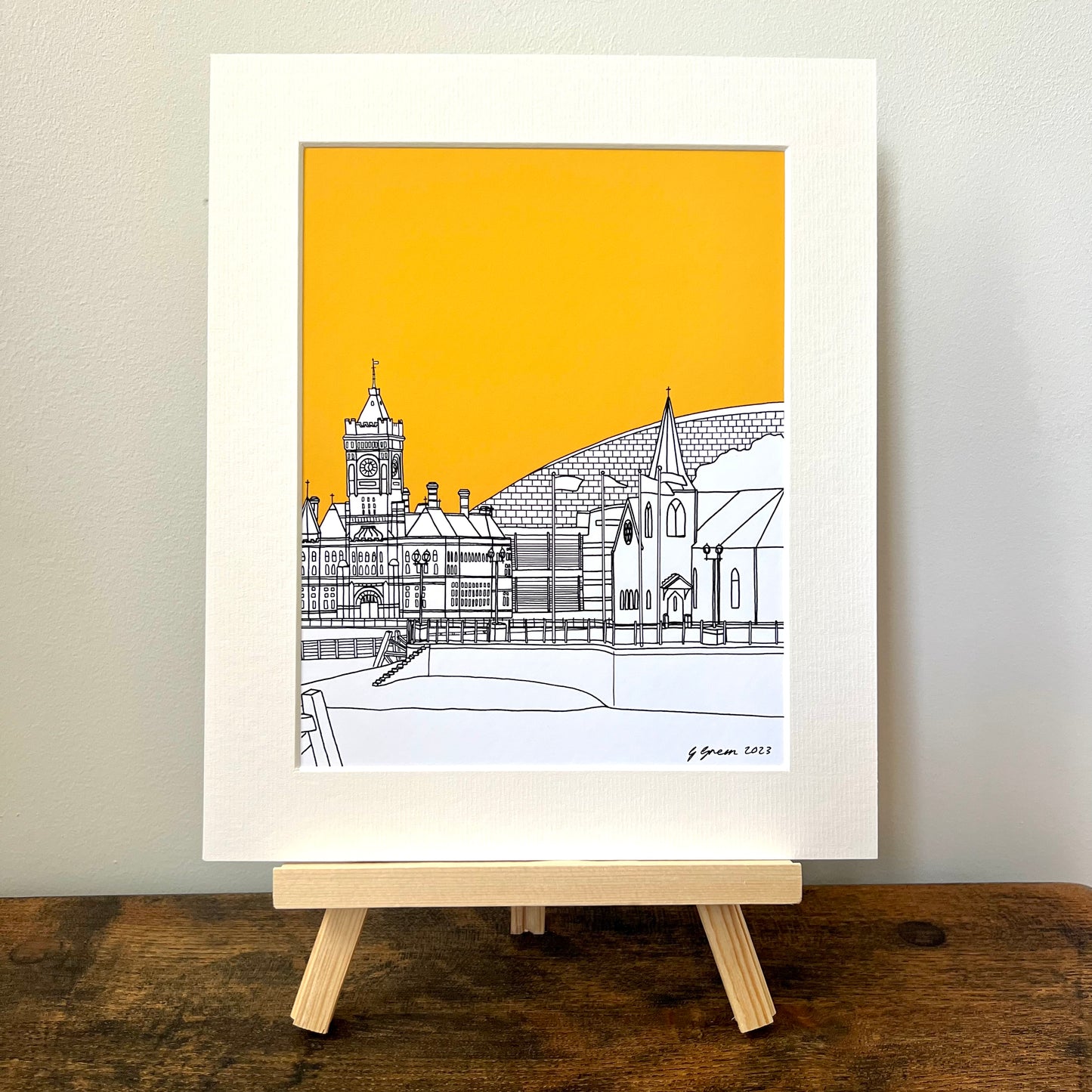 Cardiff Giclee Print 25cm x 20cm (Limited Edition)