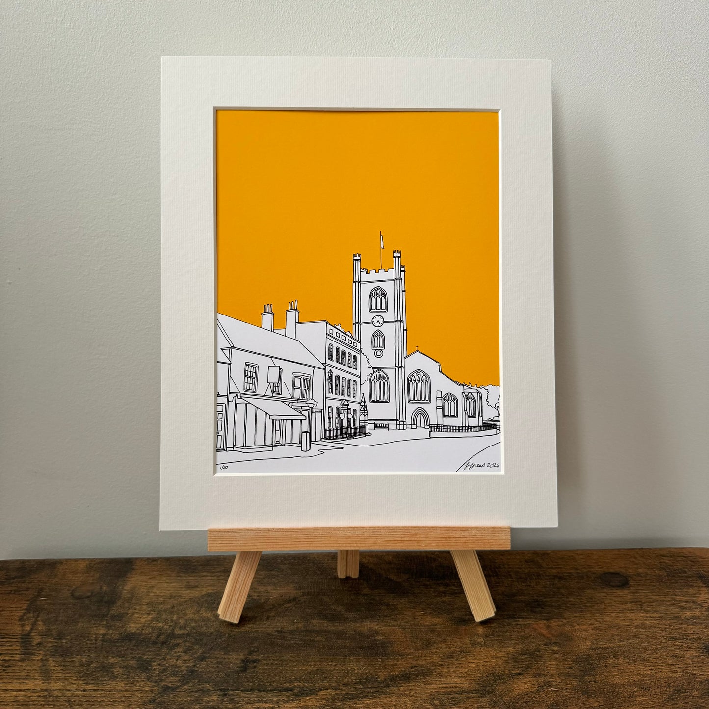 Hart Street, Henley Giclee Print 25cm x 20cm (Limited Edition)