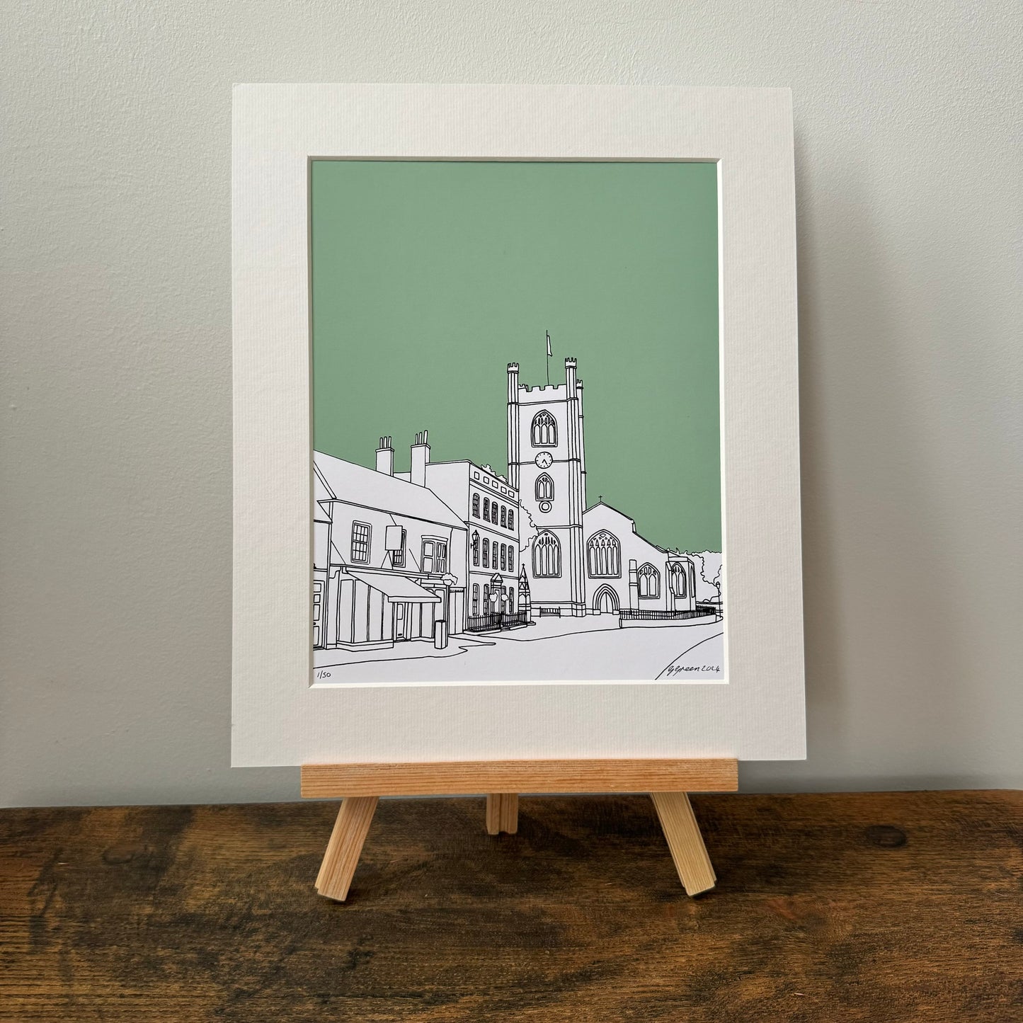 Hart Street, Henley Giclee Print 25cm x 20cm (Limited Edition)