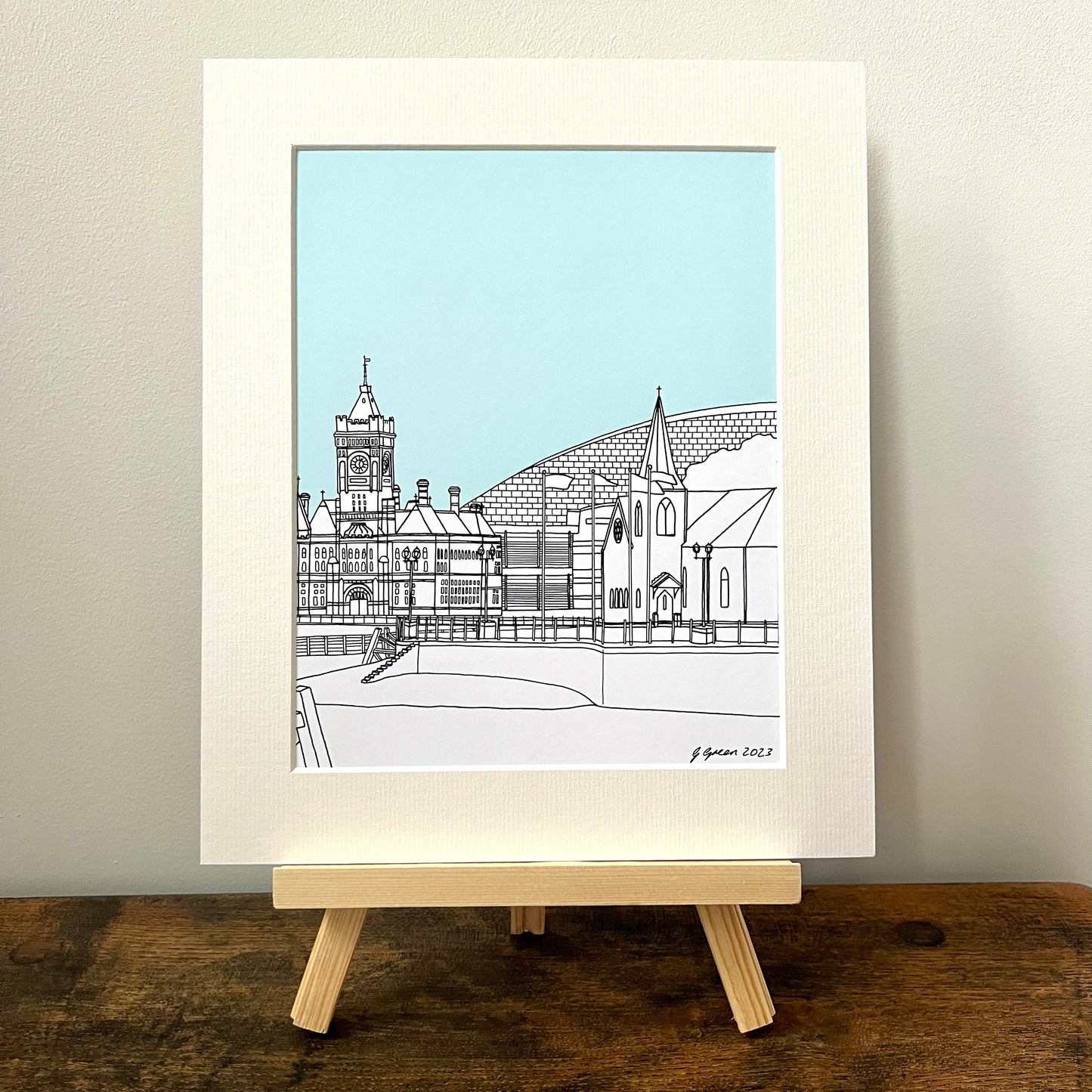 Cardiff Giclee Print 25cm x 20cm (Limited Edition)