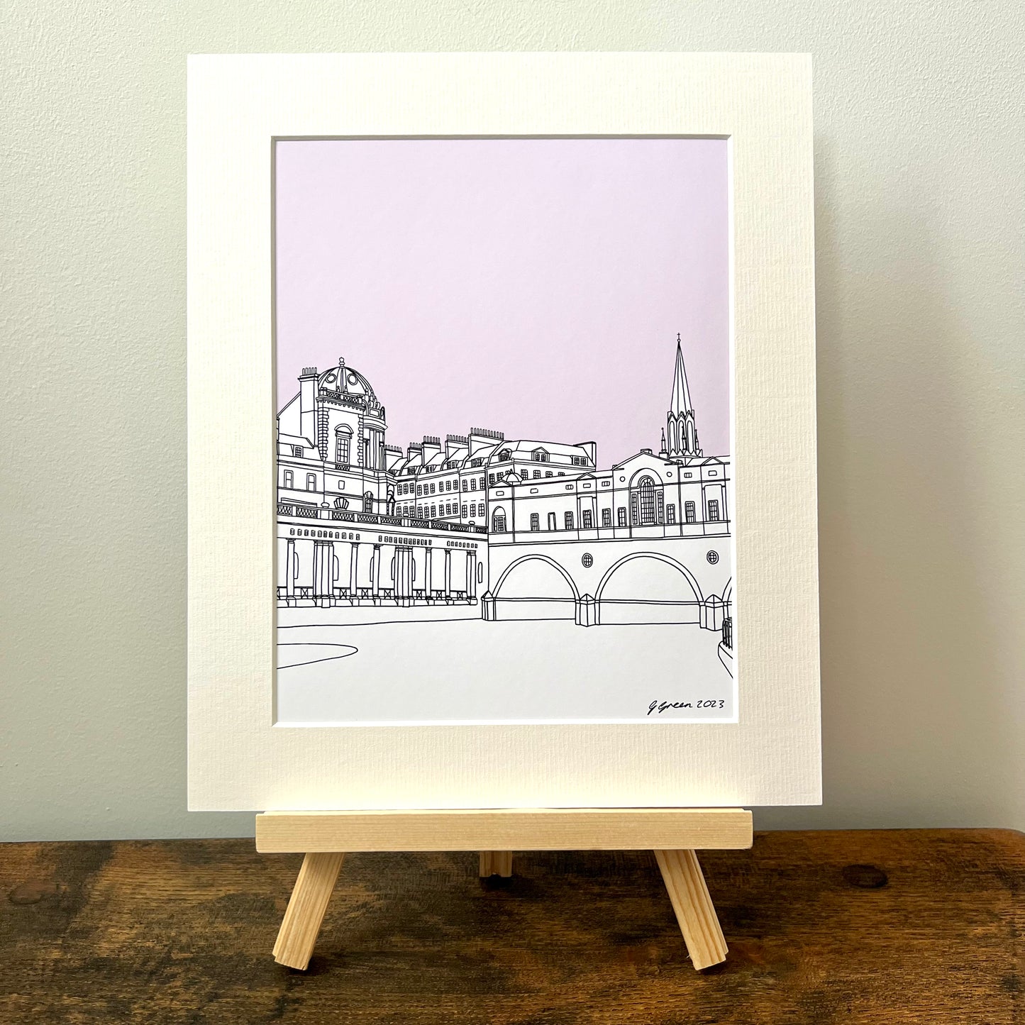 Bath Giclee Print 25cm x 20cm (Limited Edition)
