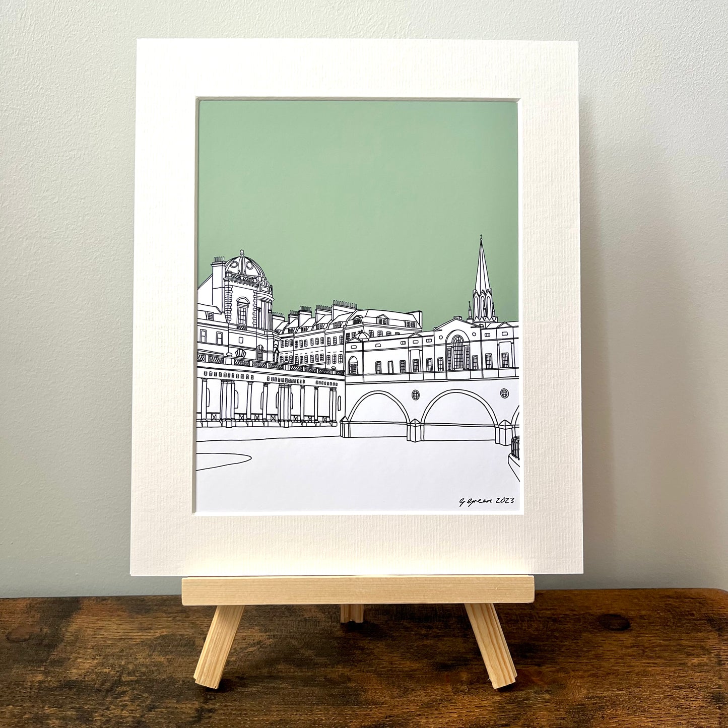 Bath Giclee Print 25cm x 20cm (Limited Edition)