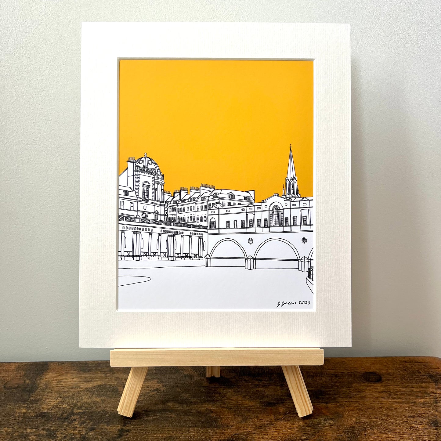 Bath Giclee Print 25cm x 20cm (Limited Edition)