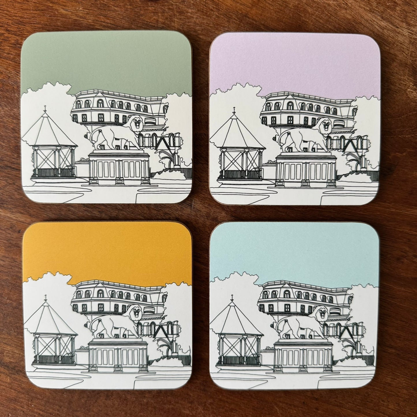 Reading Coasters - 4 pack