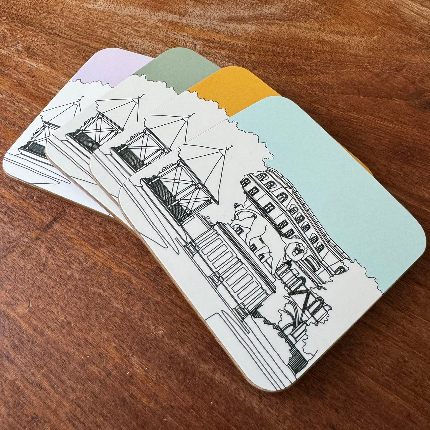 Reading Coasters - 4 pack