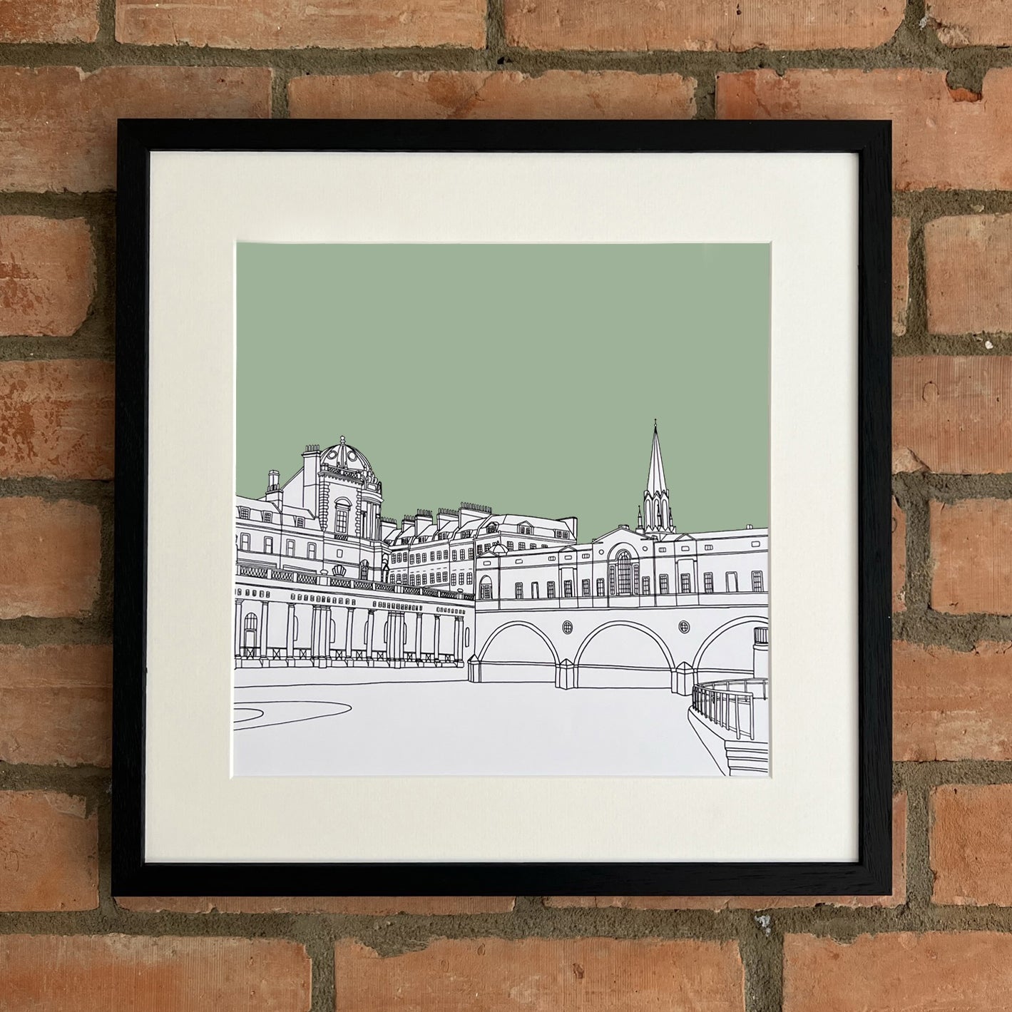 Bath Giclee Print 30cm x 30cm (Limited Edition)
