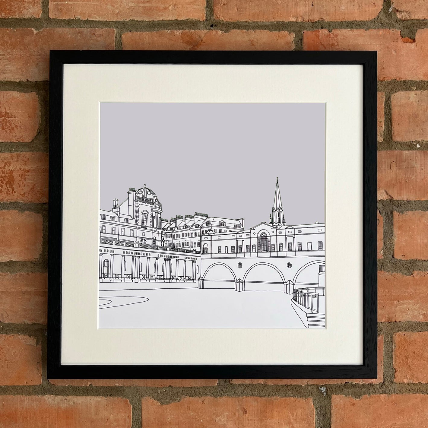 Bath Giclee Print 30cm x 30cm (Limited Edition)
