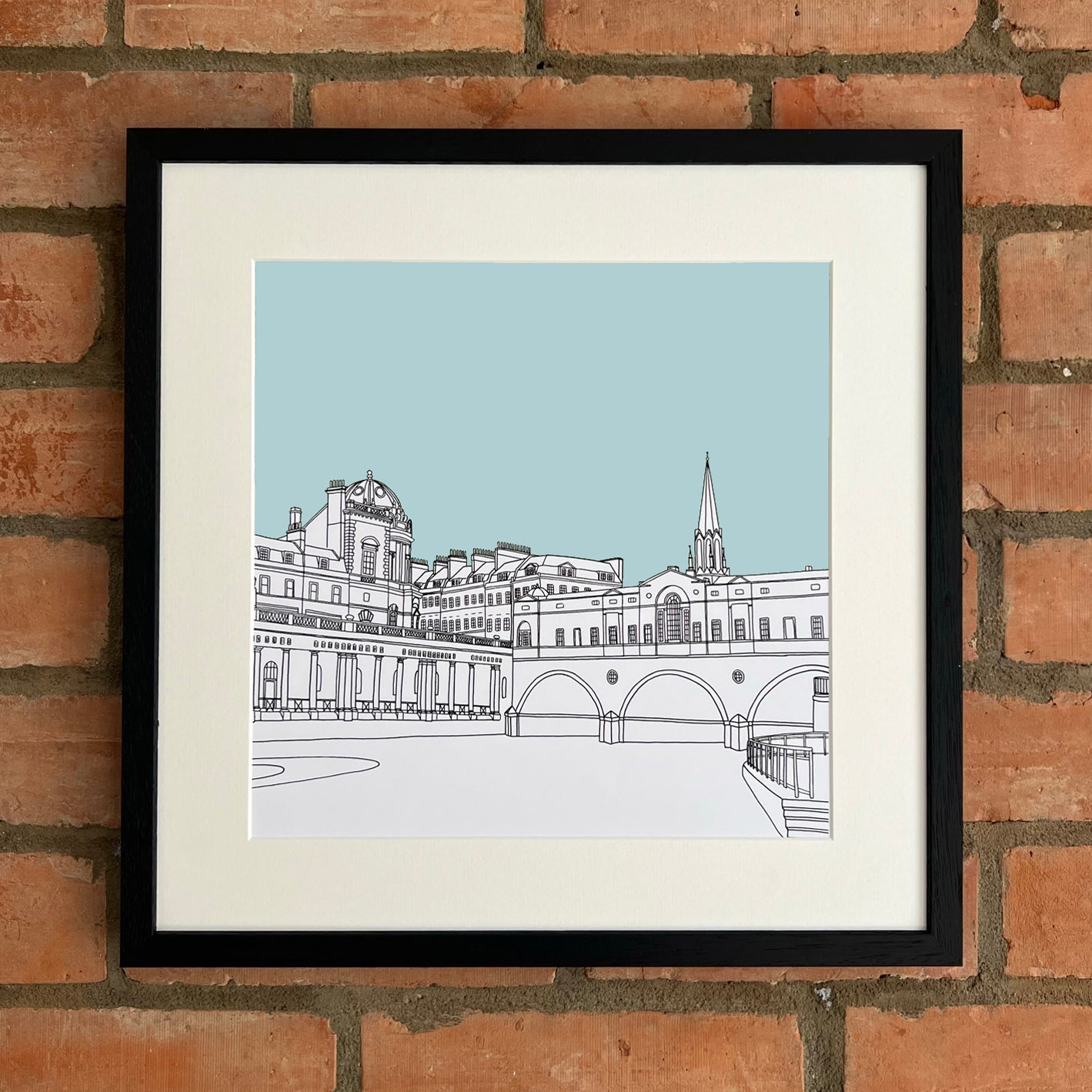 Bath Giclee Print 30cm x 30cm (Limited Edition)