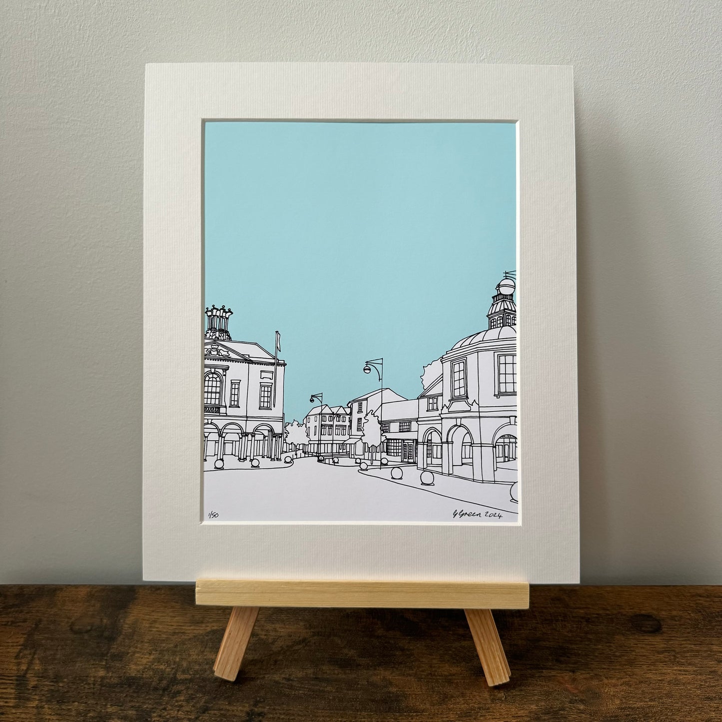 High Wycombe Giclee Print 25cm x 20cm (Limited Edition)