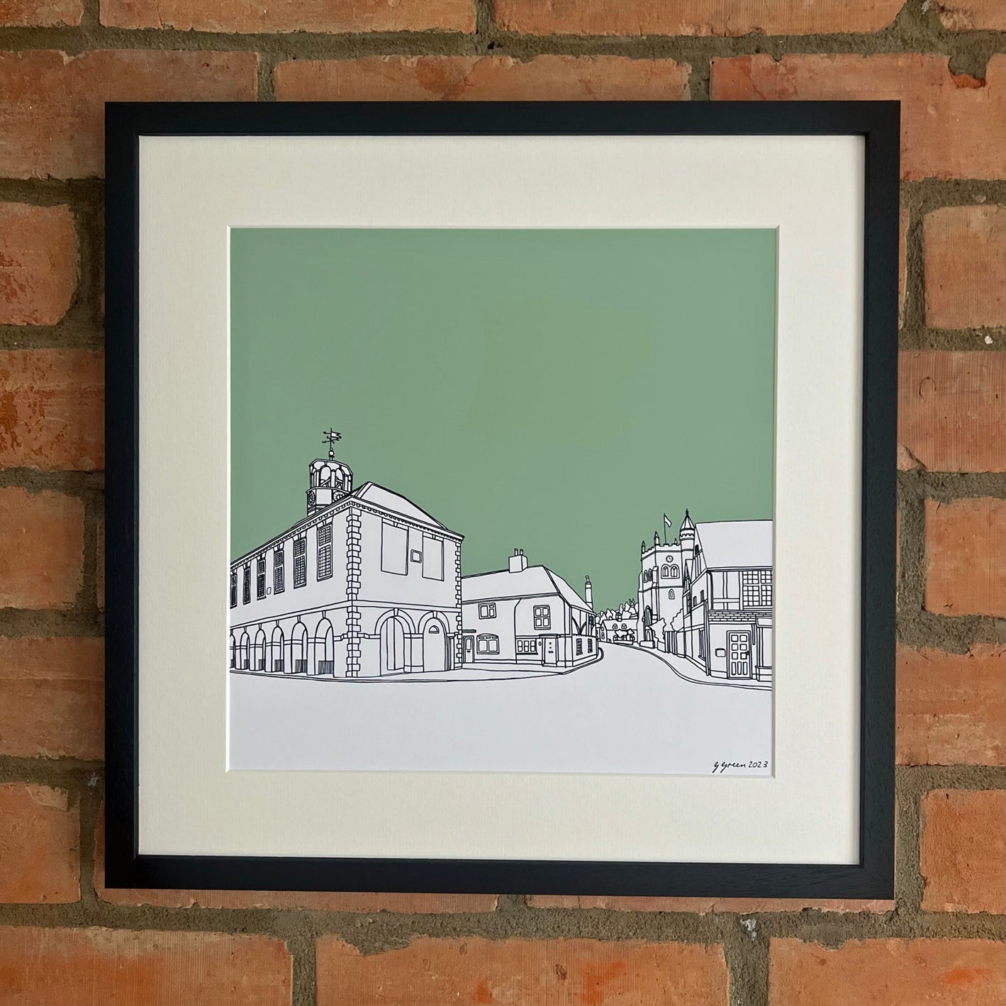 Old Amersham Giclee Print 30cm x 30cm (Limited Edition)