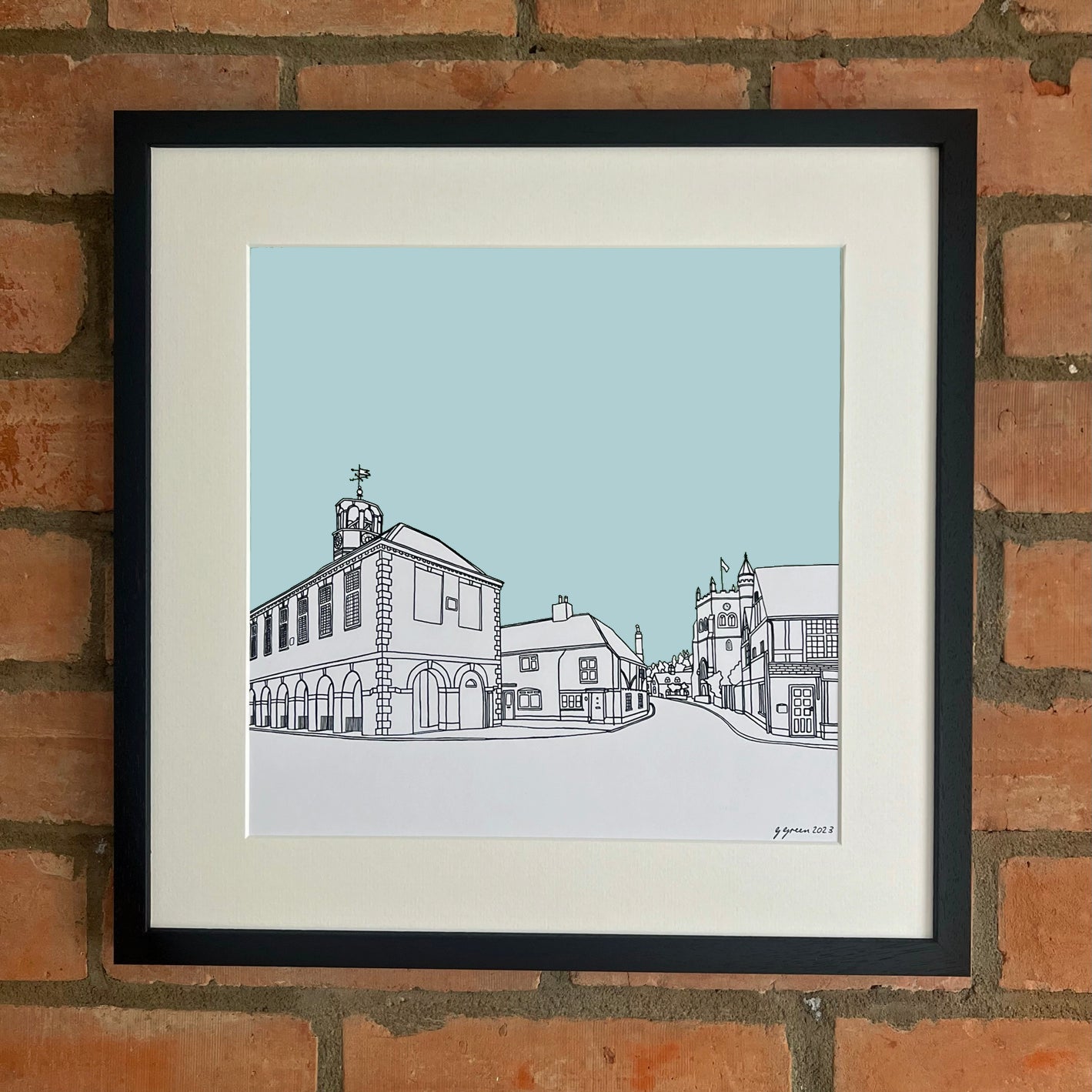 Old Amersham Giclee Print 30cm x 30cm (Limited Edition)