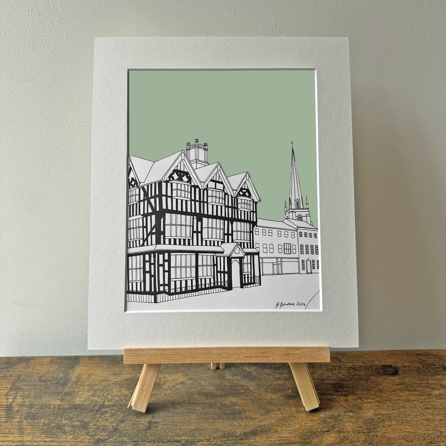 Hereford Giclee Print 25cm x 20cm (Limited Edition)