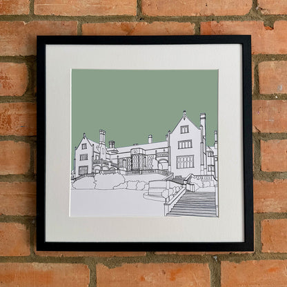 Shiplake College Giclee Print 30cm x 30cm (Limited Edition)