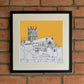 Worcester Giclee Print 30cm x 30cm (Limited Edition)