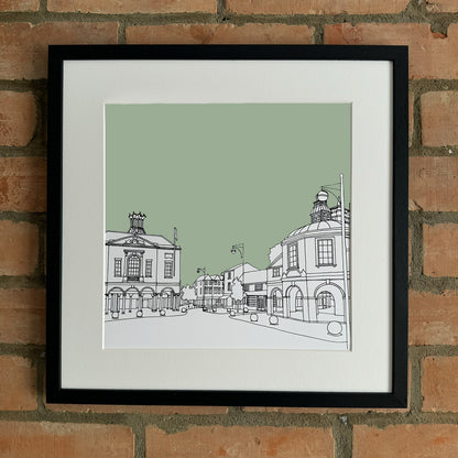 High Wycombe Giclee Print 30cm x 30cm (Limited Edition)